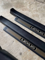 06-13 Lexus IS-F ISF Door Sill Plate Trim Set Front Rear OEM IS2