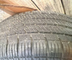 BMW rim and tire