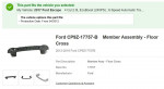 Ford Escape Front Bumper reinforcement 2017 OEM 2018 and 2019