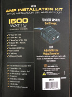 BRAND NEW Metra Electronics 1500 Watt Amp Kit