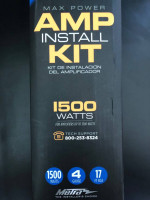 BRAND NEW Metra Electronics 1500 Watt Amp Kit