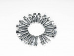 White Knight 20 pieces LugBolts 12mm-1.50 Cone Shaped New!!!