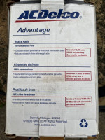 AC Delco Silver ceramic disc brake pads pair
