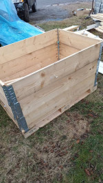 Break down wooden box