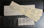 1968 - 1973 Pontiac GTO 3M Vinyl Body/Fender "GTO" Decals
