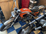 Vintage harley davidson bike amf