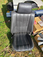 BMW E30 Black Vinyl Front Seat 1984-1991 325i 325e