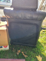 BMW E30 Black Vinyl Front Seat 1984-1991 325i 325e