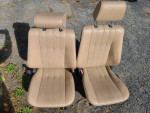 BMW E30 Tan Vinyl Front Seats 1984-1991 325i 325e
