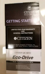 Citizen eco-drive watch