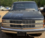 2002 Chevy Silverado Drk Grn Gold Trim