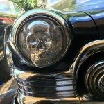 rat rod Skull Car Lampshade for head lights