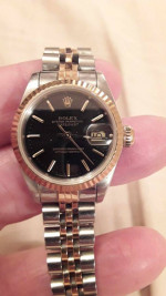 26mm Ladies Rolex, 18k and Stainless