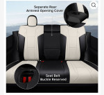 Brand new black and white seat covers for Tesla Y 20-24