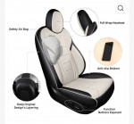 Brand new black and white seat covers for Tesla Y 20-24