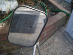 Vintage tripod truck mirror