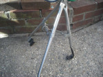 Vintage tripod truck mirror
