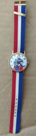 1970s Republican Wristwatch Political collectible novelty mint