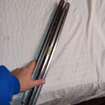 66 67 Gto Lemans Tempest roof pillar drip rail trim chrome trim