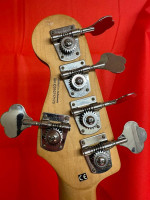 WACO Squire Affinity Precision Bass V Shoreline Gold Electric Bass Guitar $300 F