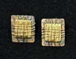 Jo Marz Jewelry Metal Wired Stud Earrings