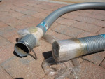3 inch by 4 feet flex Exhaust Pipe WALKER Aluminized steel