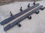 Step bar rails for trucks