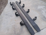 Step bar rails for trucks