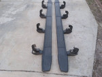 Step bar rails for trucks