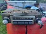 Vintage chevy car stereo
