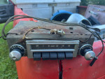 Vintage chevy car stereo