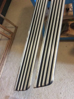 1965-66 Ford Mustang rocker panel molding-Pair and mounting clips