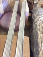 1965-66 Ford Mustang rocker panel molding-Pair and mounting clips