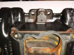 Stock Chevy small block high rise cast iron 4 barrel intake