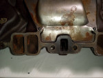 Stock Chevy small block high rise cast iron 4 barrel intake