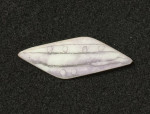 Vintage Lace Agate Pink White Gold Pin Brooch