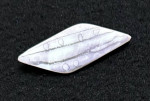 Vintage Lace Agate Pink White Gold Pin Brooch