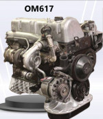 OM617 Turbo Diesel Engine/Transmission