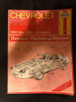 1982 thru 1984 Chevrolet Camaro Repair Manual