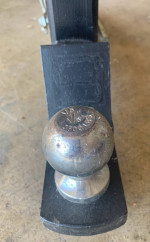 Adjustable trailer hitch ball mount fits
