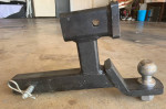 Adjustable trailer hitch ball mount fits