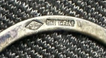 Vintage JJ Mark Tripple Circle Marcasite Brooch