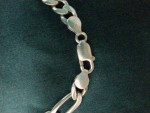 NEW LOWER PRICE $ Silver Cuban link bracelet