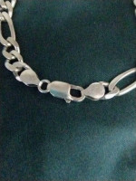 NEW LOWER PRICE $ Silver Cuban link bracelet