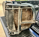 1973 Volkswagen Super Beetle high back seats.