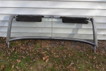 MG Midget Windshield 1972 with visors, broken glass