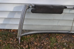 MG Midget Windshield 1972 with visors, broken glass