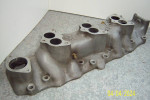 3x2 Edelbrock Flathead intake with carbs ... Free Shipping ....
