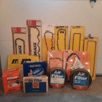 Automotive Filters and Gaskets, Assorted Lot, New Old Stock