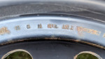 16x7 steel rim, 5x5 (5x127) lug pattern